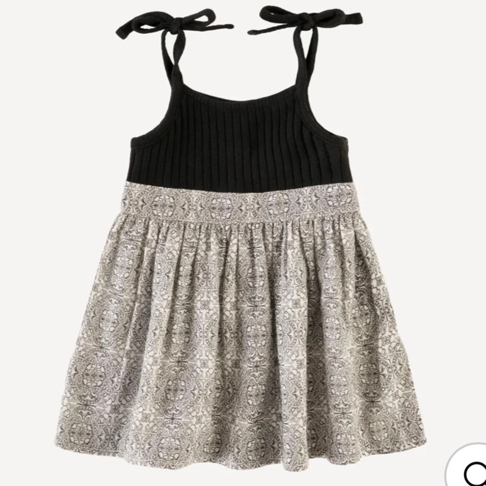 NWT Kate Quinn Organics SPAGHETTI TIE FULL SKIRT BALLET DRESS | ORGANIC COTTON